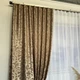 Штори жакард «Вензель» кавовий 150×270 см, 2 шт, тасьма - зображення 4