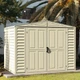 Хозблок-сарай Duramax пластиковый DuraMate 240x163x186 см Слоновая кость (KMDR-20024) - изображение 2