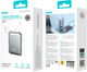 Powerbank BWOO P78 45W 20000mah USB-C Grey (6933654816960) - obraz 2