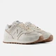 Женские белые кожаные кроссовки New Balance 574 39 (8) 25 см (W574HF) - изображение 2