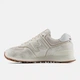 Женские белые кожаные кроссовки New Balance 574 39 (8) 25 см (W574HF) - изображение 8
