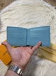 Гаманець Louis Vuitton (LV) 11 х 9.7 см блакитний з шкіри ПВХ (6qd-1b8-cmx) - зображення 3