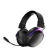 Геймерська бездротова (Bluetooth + 2,4G) HI-Fi гарнітура ATK Neptune N9 ULTRA, 3D, 1500 mAh Stellar Purple/ЧОРНІ З ФІОЛЕТОВИМ (N9USP) - изображение 1