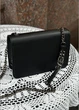 Женская сумка кросс-боди на цепочке Guess 00783 19GF-329 черная - изображение 4