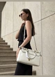 Женская сумка 089 Guess с двумя ручками белая - изображение 8