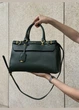 Женская сумка 089 Guess с двумя ручками зеленая - изображение 2