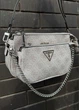 Женская сумка Guess 136 кросс-боди бледно-розовая - изображение 3