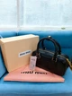 Женская сумка Miu miu 3502 (27×12×9) кросс-боди черная - изображение 4