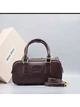 Женская сумка Miu miu 2312 (22×10×7) кросс-боди темно-коричневая - изображение 2