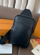 Чоловіча нагрудна сумка LV020 Louis Vuitton Avenue M30863 чорна - зображення 2
