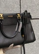 Женская сумка 089 Guess с двумя ручками черная - изображение 8