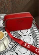 Женская прямоугольная сумка Guess 23705 кросс-боди красная - изображение 1