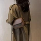 Женская сумка 8575 кросс-боди коричневая - изображение 5