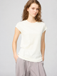 Футболка хлопковая женская Uniqlo 121605888 M Молочная (1159863291) - изображение 1