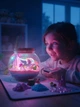 Набір для творчості дитячий DIY тераріум нічник Єдиноріг 2 в 1 з LED підсвіткою пультом дистанційного керування Magic Sand кольоровий кінетичний пісок 12 кольорів дитяча іграшка декор кімнати творчий подарунок на день народження для дівчинки дітей 6 років - зображення 5