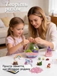 Набір для творчості дитячий DIY тераріум нічник Єдиноріг 2 в 1 з LED підсвіткою пультом дистанційного керування Magic Sand кольоровий кінетичний пісок 12 кольорів дитяча іграшка декор кімнати творчий подарунок на день народження для дівчинки дітей 6 років - зображення 8