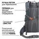 Туристический рюкзак NEVO RHINO 9033-NW 40 л с защитным чехлом от дождя, легкий, для походов и путешествий, синий - изображение 6