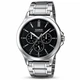 Чоловічий наручний годинник Casio MTP-V300D-1A, кварцовий мультифункціональний, сталевий браслет - зображення 1