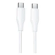 USB кабель Hoco X124 Bien, Type-C, 1.0 м., Белый - 691840 - изображение 1