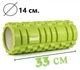 Массажний ролик (ролер) PowerPlay 4025 Massage Roller Зелений (33x14см.) (PP_PP_4025_Green) - зображення 10
