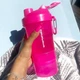 Шейкер спортивний SmartShake Original2GO 600ml Neon Pink (PP_10560502) - изображение 4