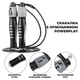 Скакалка зі лічильником PowerPlay 4215 Jump Rope With Counter Чорно/Сіра 2.75 см. (PP_PP_4215_Black/Grey) - изображение 2