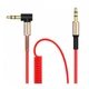 AUX кабель SkyDolphin SR08 Spring Wire, 1.0 м., 3.5 мм., Красный - 372228 - изображение 1