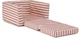 Дитяче складне крісло Kids Concept Foldable Armchair Stripe Clay Pink 44 x 42 x 38 см (7340028737339) - зображення 2