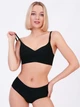 Бесшовный топ-бюстгальтер push-up без каркасов 6654 Lora Iris черный 2XL - изображение 2