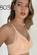 Ажурный бюстгальтер-топ 8034 Lora Iris персик XL - изображение 2