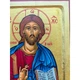 Писаная греческая икона Иисуса Христа Спасителя 22,5×29 см - изображение 6
