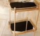 Винтажный кофейный столик из металла с зеркальной столешницей 81057 Гранд Презент 81057 - изображение 3