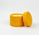 Аромасвічка ROMANTIC TEA SPA YELLOW 100% WOOD WAX 200g 42h Гранд Презент NAC 1081 - изображение 3