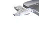 Мобільний флеш-накопичувач Aigo U351 128 ГБ Type-C USB 3.2, високошвидкісний, з двома інтерфейсами для телефонів та комп'ютерів, нещодавно оновлений зі швидкістю читання до 220 МБ/с - зображення 3