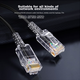 Патч-корд Biaze Cat 6a 10 Гбит/с 20 м Черный (WX21) - изображение 5