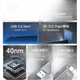 Флеш-накопитель Aigo U357 с двумя интерфейсами Type-C и USB 3.2, 256 ГБ, для телефонов и компьютеров, скорость чтения 440 МБ/с, многофункциональный накопитель для бизнеса и офиса. - изображение 1