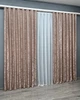Комплект готових штор VR-Textil Жакард Вензель № 090ш Пудровий 100х270 см 2 шт (31-034) - зображення 4