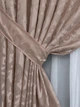 Комплект готових штор VR-Textil Жакард Вензель № 090ш Пудровий 100х270 см 2 шт (31-034) - зображення 5