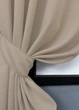 Комплект коротких штор VR-Textil Блэкаут двусторонний Eclipsе № 1817ш Песочный 130х170 см 2 шт (35-0400 - изображение 4