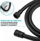 Шланг для душа DROP SH-H200-MID-BL полимер 200 см черный матовый - изображение 6