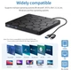 Зовнішній привод DVD-RW CD-RW Type-C дисковод USB 3.0 оптичний функція перезапису дисків - зображення 7