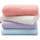 Квадратні рушники GGT Cotton Candy для обличчя та рук, для інтимної гігієни, дитячі, набір 3 шт, рожевий, фіолетовий, синій - зображення 3