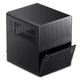 Корпус JONSBO N3 Black для NAS, алюминиевый, для плат ITX, блок питания SFX, 8+1 отсеков для дисков, два вентилятора 100 мм - изображение 10