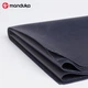 Ультратонкий коврик для йоги MANDUKA eKO из натурального каучука, складной, портативный, нескользящий, с рисунком лягушек, темно-синий. - изображение 7