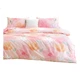 Комплект постельного белья BEYOND Home Textile, четыре предмета: пододеяльник и простыня из чистого хлопка, 100% хлопок, стеганый пододеяльник из 100% хлопка, для кровати 1,5 метра, магазин товаров для дома. - изображение 2