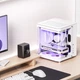 Корпус JONSBO TK-1 mATX из алюминиевого сплава с поддержкой СЖО 240 мм и Type-C Gen2, белый - изображение 7
