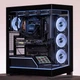 Корпус PHANTEKS NV5 Black, ATX, безстоечный, со стеклянными панелями, поддержка водяного охлаждения 360 мм, 8 мест для вентиляторов, панорамный обзор 270°, для видеокарт 5090 - изображение 5