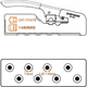 Конектори Shengwei CRJ6050P RJ45 Cat6A екрановані двосекційні, 50 шт - зображення 2