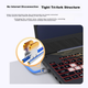 Конектори Shengwei CRJ6050P RJ45 Cat6A екрановані двосекційні, 50 шт - зображення 8