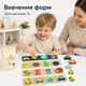 Детская развивающая тактильная игра Tooky Toy Лото с мешочком для изучения форм и развития моторики малышей - изображение 6